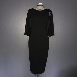 🖤ASOS NWT Black Midi Dress